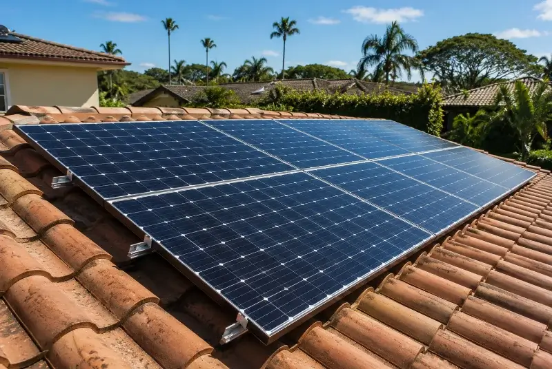 Installation de panneaux solaires à Saint-Justin